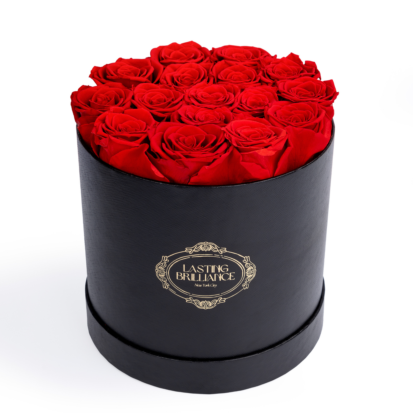 16 Roses In Black Box