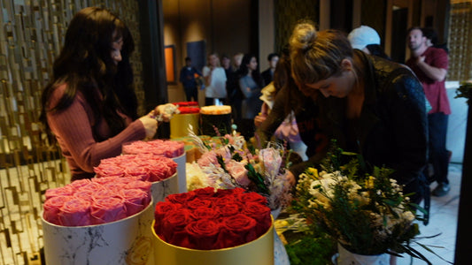 Preserved Hydrangea Flower Bar at SKY for Mother’s Day