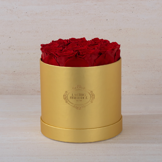 13 Roses In Gold Box (Pre-order)