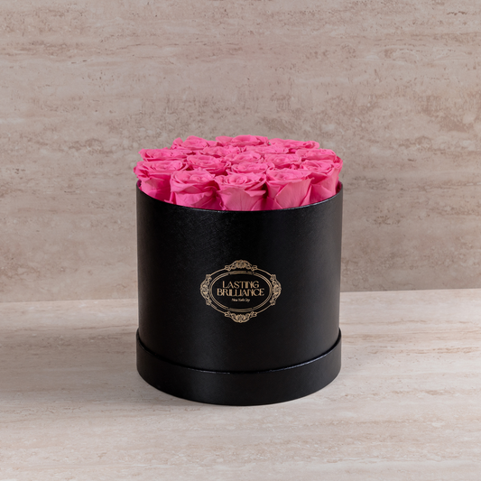 16 Roses In Black Box