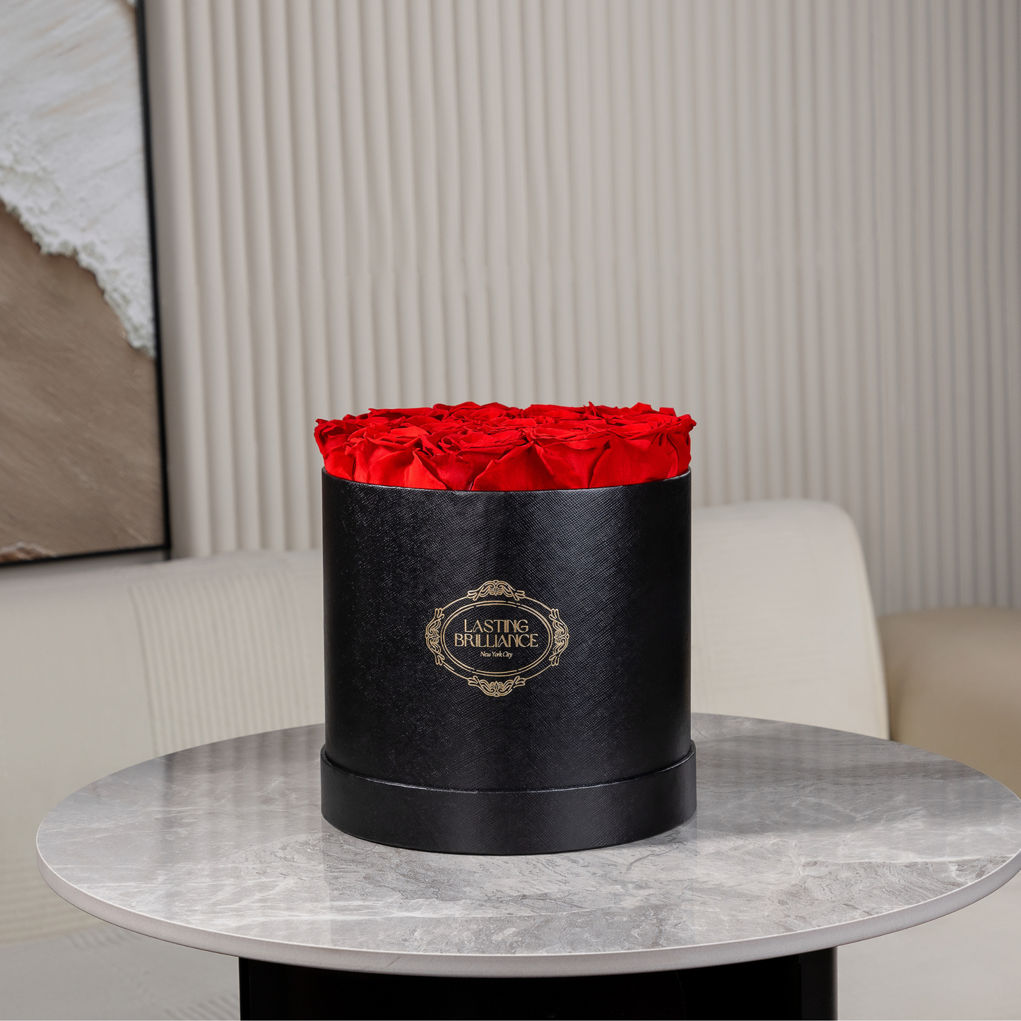 16 Roses In Black Box