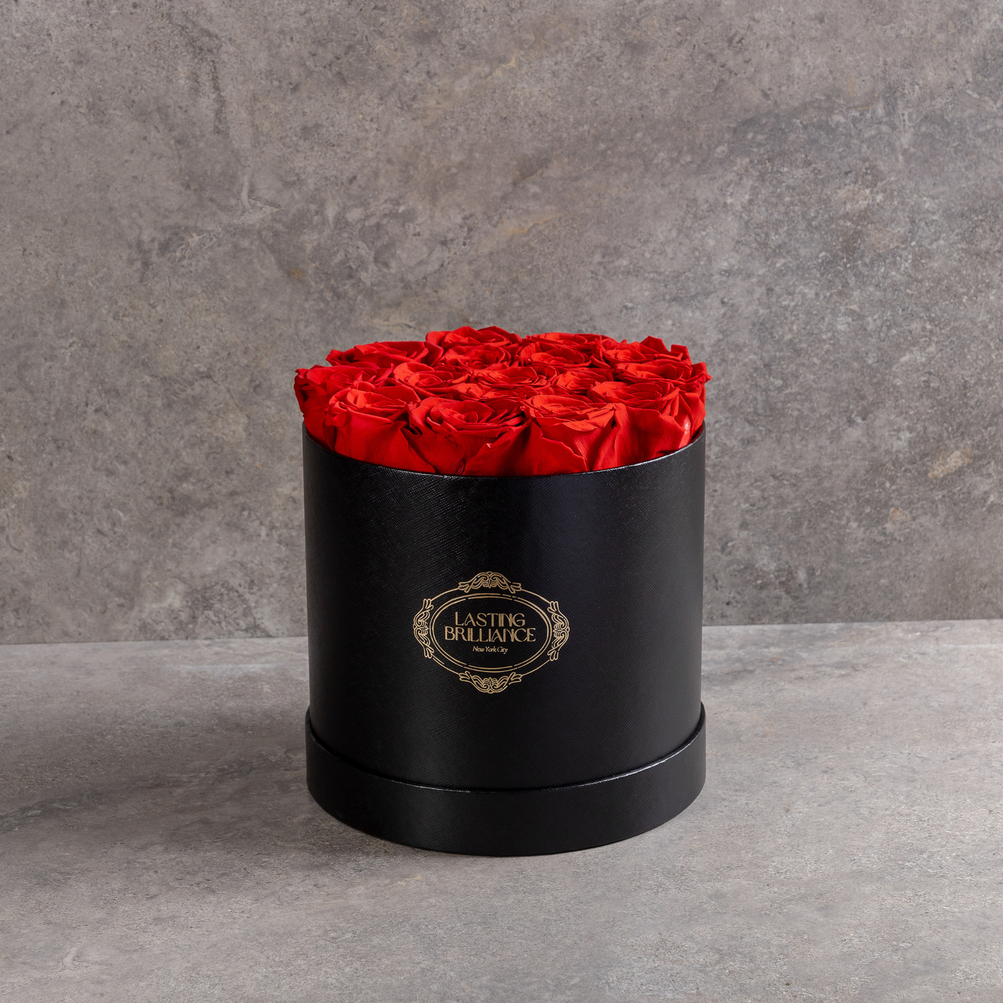 16 Roses In Black Box