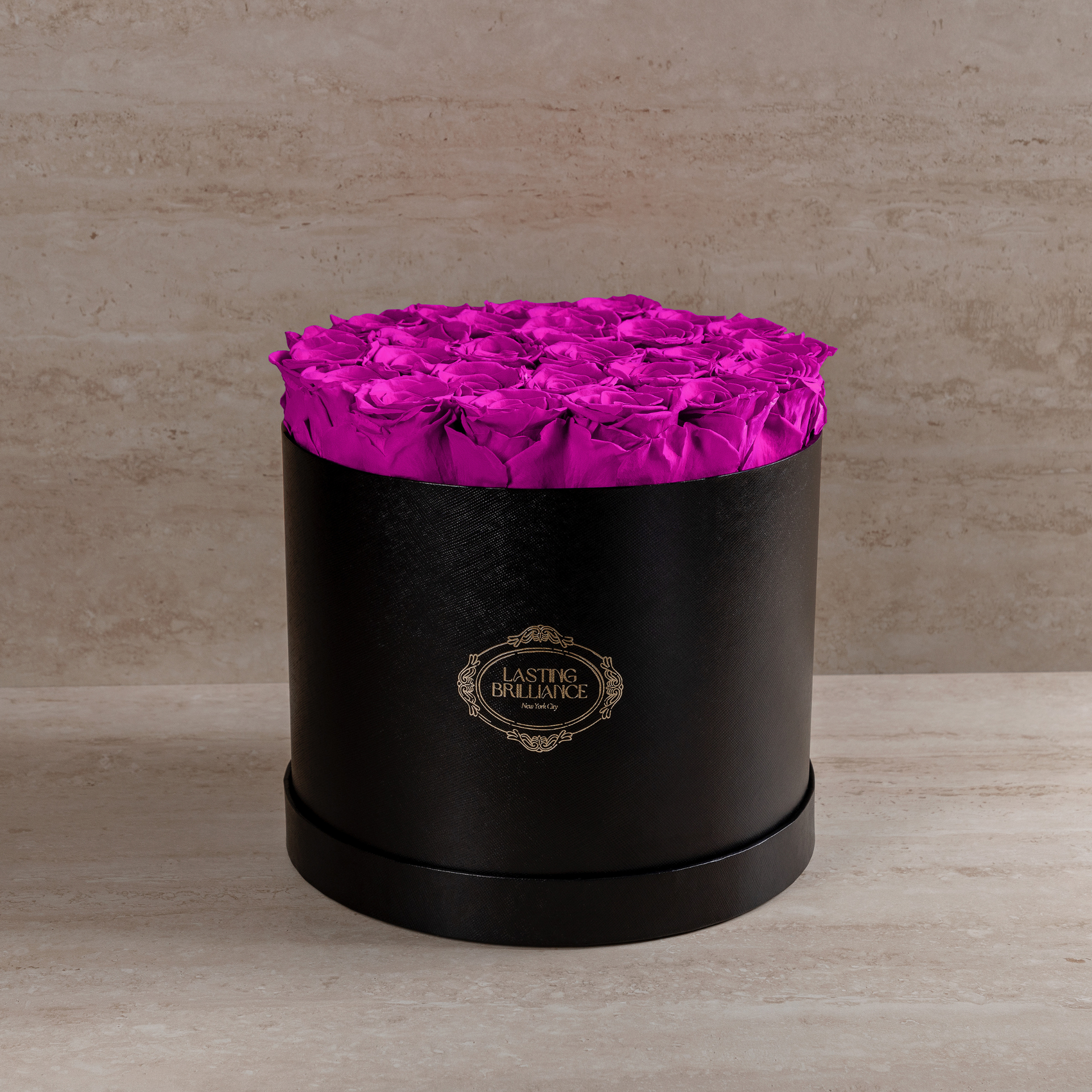 Signature 2-Dozen Roses In Black Box – Lasting Brilliance