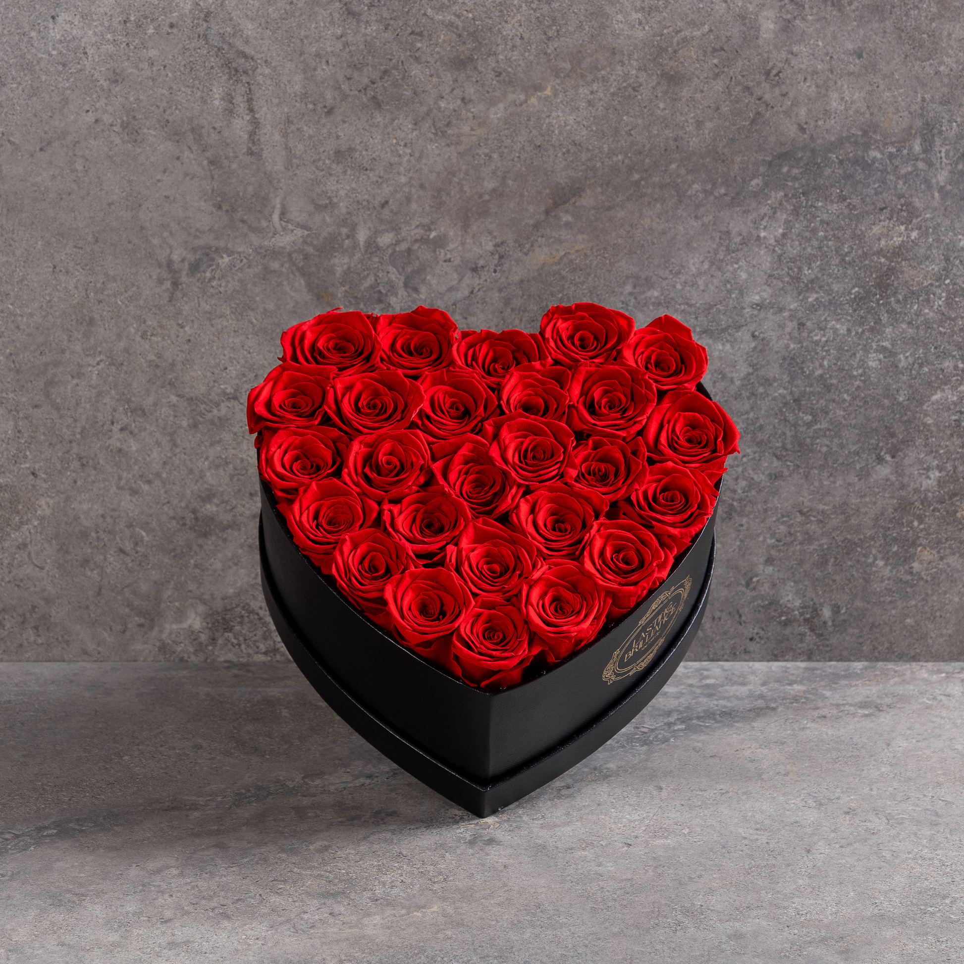 Signature Affection 2-Dozen Roses In Black Heart Box – Lasting Signature Affection 2-Dozen Roses In Black Heart Box – Lasting