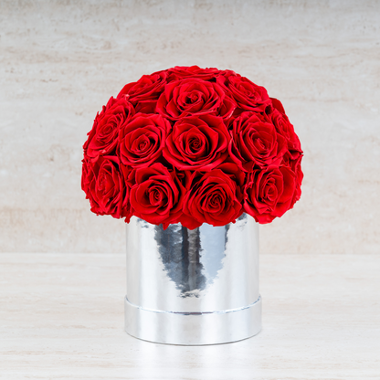 2-Dozen Roses In Chrome Dome (Pre-Order)