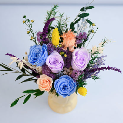 Moonstone Garden Petit Preserved Flower Bouquet - Corporate Exclusive