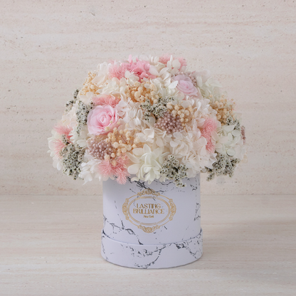 Opal Garden Bouquet in Marble Box (Pre-order)