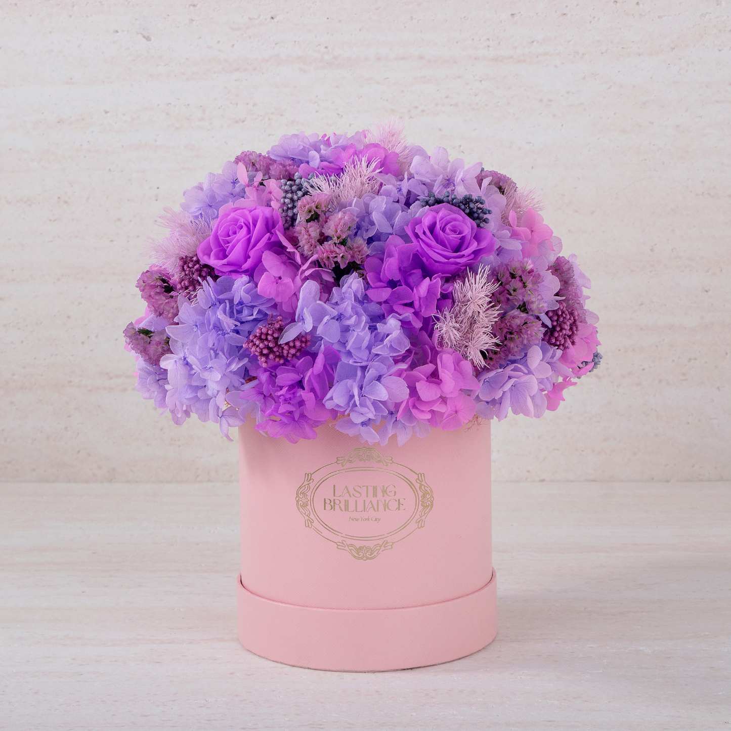 Lilac Blush Bouquet in Pink Box (Pre-order)