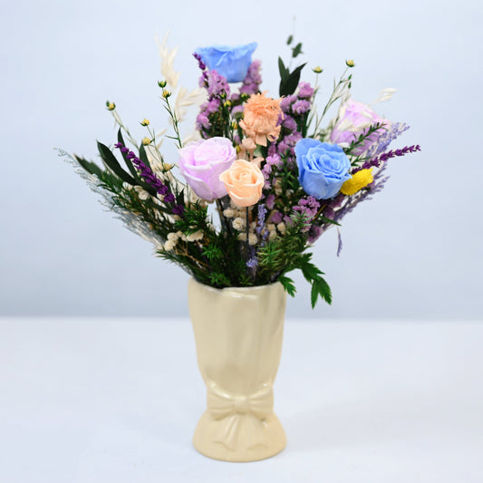 Moonstone Garden Petit Preserved Flower Bouquet - Corporate Exclusive